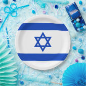 Israëlische vlag (Israël) Papieren Bordje (Feest)