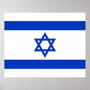 Israëlische vlag (Israël) Poster