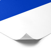 Israëlische vlag (Israël) Poster (Hoek)