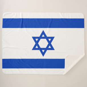 Israëlische vlag (Israël) Sherpa Deken