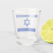 Israëlische vlag (Israël) Shot Glas (Achterkant)