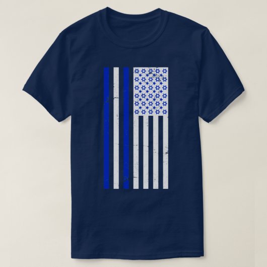Israëlische vlag Israël T-shirt (Design voorkant)