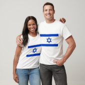 Israëlische vlag (Israël) T-shirt (Unisex)