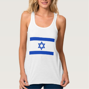 Israëlische vlag (Israël) Tanktop