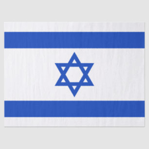 Israëlische vlag (Israël) Tissuepapier