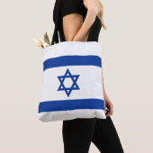Israëlische vlag Israëlische canvas tas (Dichtbij)