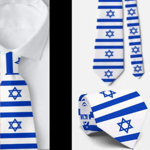 Israëlische vlag Joodse Stropdas