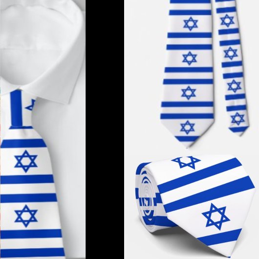 Israëlische vlag Joodse Stropdas