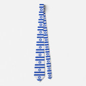 Israëlische vlag Joodse Stropdas (Voorkant)