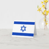 Israëlische vlag kaart (Gele Bloem)