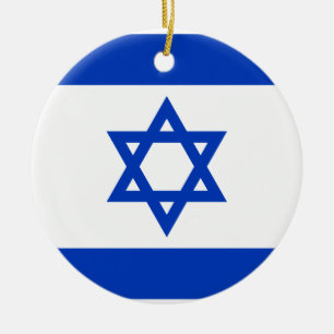Israëlische vlag keramisch ornament