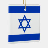 Israëlische vlag keramisch ornament (Rechts)