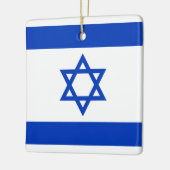 Israëlische vlag keramisch ornament (Links)
