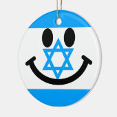 Israëlische vlag keramisch ornament (Links)