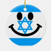Israëlische vlag keramisch ornament (Achterkant)