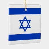 Israëlische vlag keramisch ornament (Rechts)