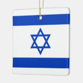 Israëlische vlag keramisch ornament (Links)