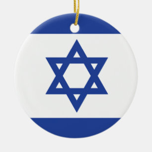 Israëlische vlag keramisch ornament