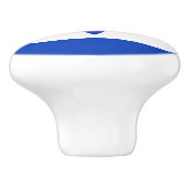 Israëlische vlag keramische knop (Zijkant)