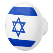 Israëlische vlag keramische knop (Rechts)
