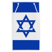 Israëlische vlag klein cadeauzakje (Achterkant)