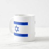 Israëlische vlag koffiemok (Voorkant links)