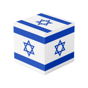 Israëlische vlag kubus