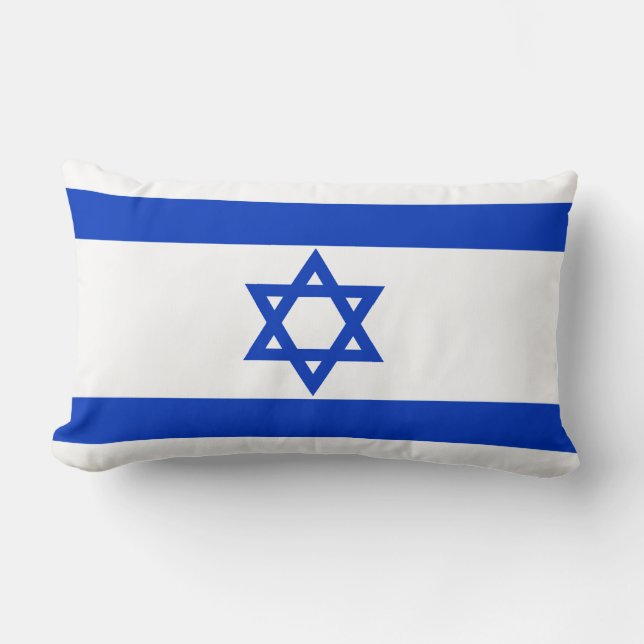 Israëlische vlag kussen (Voorkant)