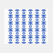 Israëlische vlag labels (Vel)