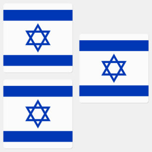 Israëlische vlag labels