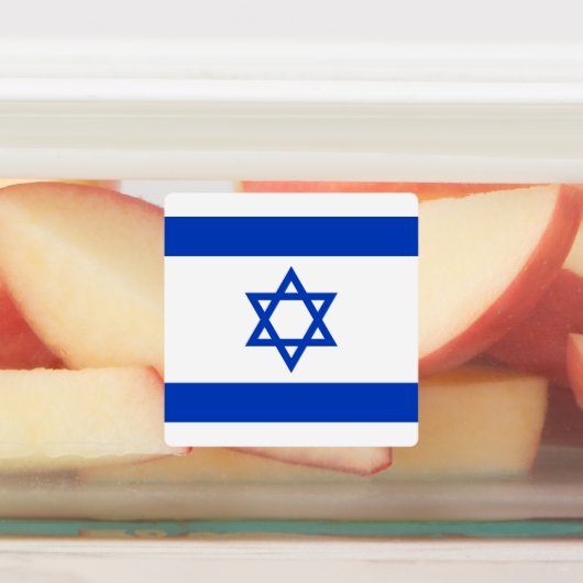 Israëlische vlag labels (Aangebracht)