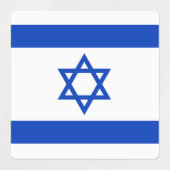 Israëlische vlag labels (Design 1)