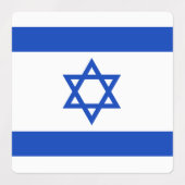 Israëlische vlag labels (Design 2)