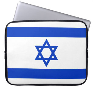 Israëlische vlag laptop sleeve