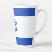 Israëlische vlag latte mok (Rechts)