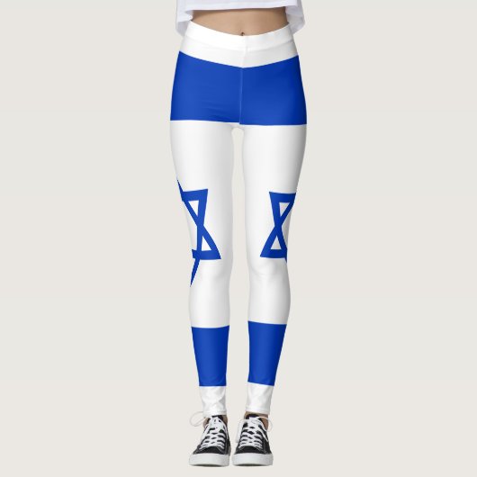 Israëlische vlag leggings (Voorkant)