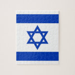 Israëlische vlag legpuzzel<br><div class="desc">Ik hou van de manier waarop dit eruit kwam. Ik hoop dat je dat ook doet! Voel je vrij om dit aan te passen! Bedankt om langs te stoppen en een prachtige dag te hebben!</div>