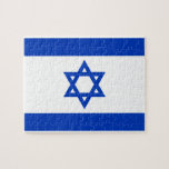 Israëlische vlag legpuzzel<br><div class="desc">Israëlische vlag; Israëlisch;</div>