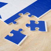 Israëlische vlag legpuzzel (Zijkant)