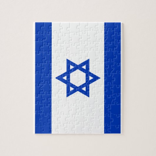 Israëlische vlag legpuzzel (Verticaal)