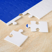 Israëlische vlag legpuzzel (Zijkant)