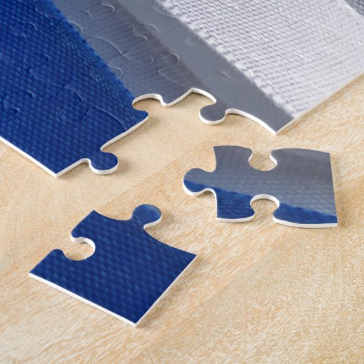 Israëlische vlag legpuzzel (Zijkant)