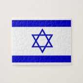 Israëlische vlag legpuzzel (Horizontaal)