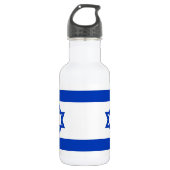 Israëlische vlag Liberty Bottle Waterfles (Voorkant)