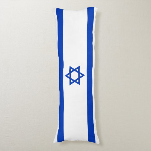 Israëlische vlag lichaamskussen (Voorkant Verticaal)