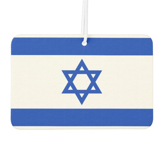 Israëlische vlag luchtverfrisser (Achterkant)
