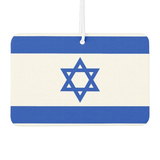Israëlische vlag luchtverfrisser (Voorkant)