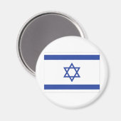 israëlische vlag magneet (Voorkant / Achterkant)