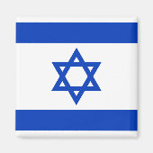 Israëlische vlag magneet (Voorkant)