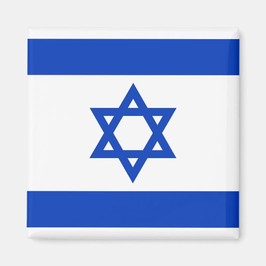 Israëlische vlag magneet (Voorkant)
